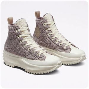 Converse Run Star Hike Sherpa Sneakers